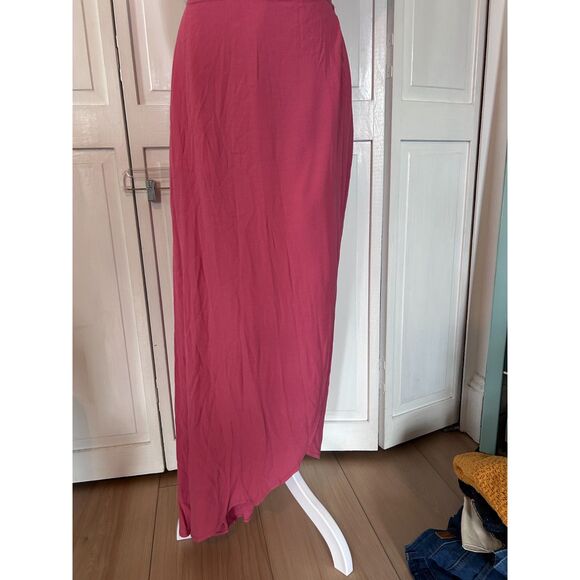 Reformation V-Neck Cold Shoulder Wrap Dress - Size 6 - Picture 7 of 11